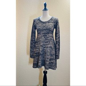 Sweater dress in earthtone colors